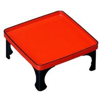 トレー 尺０寸胴張仁の膳　朱天黒　[1個入] wis-1-44-2　若泉漆器（直送品）