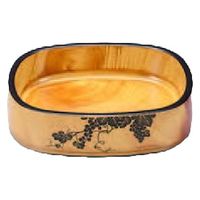 桶 Ｄ．Ｘ小判桶　花梨ブドウ内花梨塗　８寸 [2個入] wis-1-481-44　若泉漆器（直送品）