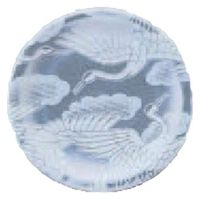 中皿 寿司皿　西陣銀の鶴　[3個入] wis-1-509-15　若泉漆器（直送品）