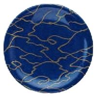 中皿 寿司皿　西陣紺の河　[3個入] wis-1-509-18　若泉漆器（直送品）