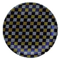 中皿 寿司皿　西陣金銀市松　[3個入] wis-1-509-20　若泉漆器（直送品）