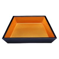 盛器 富士型鉢　黒内金雅 [2個入] wis-1-641-5　若泉漆器（直送品）