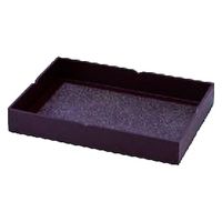 トレー 衣裳盆　茶乾漆吹雪 [1個入] wis-1-812-8　若泉漆器（直送品）