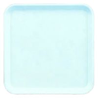 トレー （ＳＳー２０１）３３ｃｍ角盆　ブルー [3個入] wis-1-98-2a　若泉漆器（直送品）