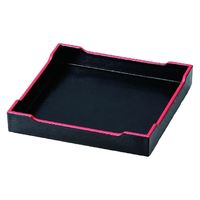 若泉漆器 カスタートレー 角木目カスター盆