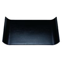 トレー 表参道トレー　黒　尺３寸 [2個入] wis-b-29-65　若泉漆器（直送品）