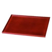 トレー 平成木目長手盆　漆調春慶底黒塗Ｓ・Ｓ塗　ＮＳ　尺４寸 [1個入] wis-b-30-54　若泉漆器（直送品）