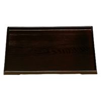 トレー ダイヤ木目盆　溜　ＮＳ　尺４寸 [1個入] wis-b-31-30　若泉漆器（直送品）
