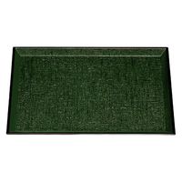 トレー 京型盆　グリーン布目天黒ＮＳ　尺１寸 [2個入] wis-b-31-33　若泉漆器（直送品）