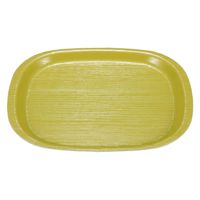 トレー オーバル木目トレイ　クリーム　尺２寸　[2個入] wis-b-31-54　若泉漆器（直送品）