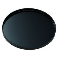 トレー ８．３寸丸盆　黒 [4個入] wis-b-32-74　若泉漆器（直送品）