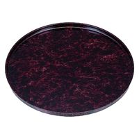 トレー 尺３寸切立丸盆　ワイン乱糸ＮＳ [1個入] wis-b-35-23a　若泉漆器（直送品）