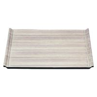 トレー 宴盆　ライトウッド艶消ＮＳ　尺１寸 [2個入] wis-b-35-83　若泉漆器（直送品）