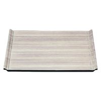 トレー 宴盆　ライトウッド艶消ＮＳ　尺５寸 [1個入] wis-b-35-87　若泉漆器（直送品）