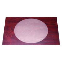 ランチョンマット けやき長角敷膳　透かし日輪ブロンズ　尺３寸 [1個入] wis-b-36-12　若泉漆器（直送品）