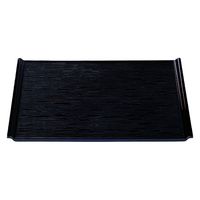 トレー 宴ヘギ目盆　黒　ＮＳ　尺１寸 [3個入] wis-b-36-26　若泉漆器（直送品）