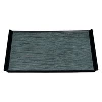 トレー 宴ヘギ目盆　シルバー渕黒キング塗　ＮＳ　尺１寸 [2個入] wis-b-36-27　若泉漆器（直送品）