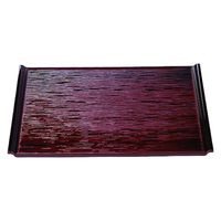 トレー 耐熱宴ヘギ目盆　溜　ＮＳ　尺１寸 [2個入] wis-b-36-28　若泉漆器（直送品）