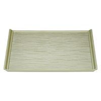 トレー 宴ヘギ目盆　パールゴールド内パール艶消ＮＳ　尺１寸 [2個入] wis-b-36-35　若泉漆器（直送品）