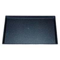 トレー 清風長手木目盆　銀パール艶消ＮＳ　尺１寸 [2個入] wis-b-36-56　若泉漆器（直送品）