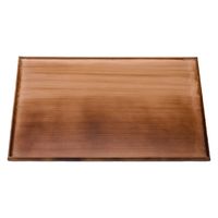 トレー 長手タイコ隅丸盆　杉柾目艶消ＮＳ　尺３寸 [1個入] wis-b-36-92　若泉漆器（直送品）