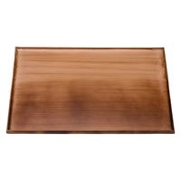 トレー 長手タイコ隅丸盆　杉柾目艶消ＮＳ　尺４寸 [1個入] wis-b-36-93　若泉漆器（直送品）