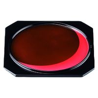 トレー 日の出盆　紅月　本漆塗 [1個入] wis-b-9-85　若泉漆器（直送品）