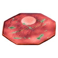 前菜皿 焼〆満月八角前菜皿 [1個入] wis-c-5-67　若泉漆器（直送品）