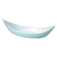 中皿 青磁ラスター舟型両上がり [2個入] wis-c-5-76　若泉漆器（直送品）