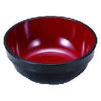 小鉢 重ね椀小鉢　黒内朱（小） [6個入] wis-c-6-70　若泉漆器（直送品）