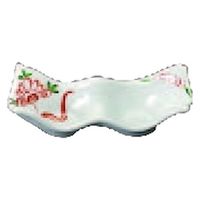 中皿 万歴　二品盛【有田焼】 [1個入] wis-c-7-49　若泉漆器（直送品）