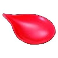 小皿 赤釉ナス型皿（小）【有田焼】 [5個入] wis-c-7-58　若泉漆器（直送品）