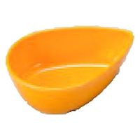 小鉢 しずく鉢（大）　黄 [5個入] wis-c-7-7　若泉漆器（直送品）