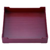 松花堂 尺０寸角雅松花堂　内外ウルミ　親のみ [2個入] wis-c-7-80　若泉漆器（直送品）