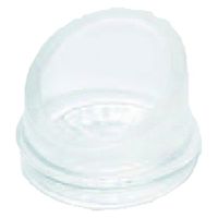 珍味 ハス切珍味（小）　透明 [17個入] wis-h-177-29　若泉漆器（直送品）