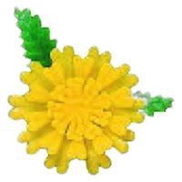 造花　ミニ菊（黄）　ツートン（４００入） [1個入] wis-h-77-39　若泉漆器（直送品）