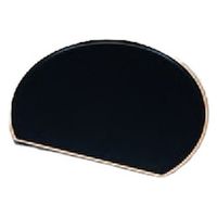 銘々皿 ５．５寸半月銘々皿　黒天金 [3個入] wis-h-94-37　若泉漆器（直送品）