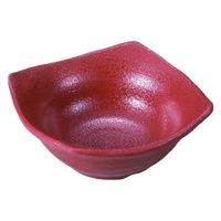 小鉢 いぶし釉　中丸四方小鉢　益子 [6個入] wis-j-9-17　若泉漆器（直送品）