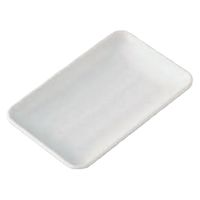 角皿 いぶし釉　長角皿　１８ｃｍ　粉引 [5個入] wis-j-9-7　若泉漆器（直送品）