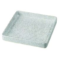 角皿 ＡＢＳ角肉皿　御影　１４．５ｃｍ角［エンボス加工］ [3個入] wis-m-18-73　若泉漆器（直送品）