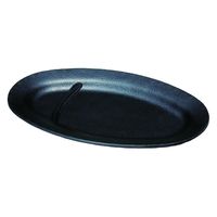 若泉漆器 仕切皿 いぶし釉 小判仕切皿