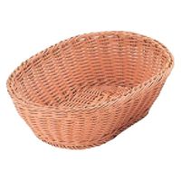 ざる 小判型バスケット　２４型　アイボリー [2個入] wis-m-28-83　若泉漆器（直送品）