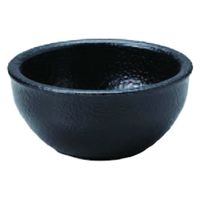 珍味 いぶし釉丸珍味入れ　黒 [10個入] wis-m-32-2　若泉漆器（直送品）