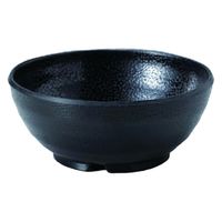 小鉢 いぶし釉　丸小鉢　大　黒 [6個入] wis-m-32-30　若泉漆器（直送品）