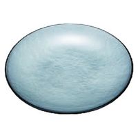 中皿 ５寸平丸皿　銀雲流裏黒 [3個入] wis-m-33-94　若泉漆器（直送品）