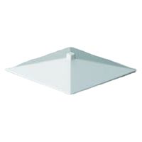 珍味 菱形珍味皿用蓋　白 [7個入] wis-m-34-49　若泉漆器（直送品）