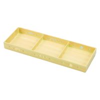 盛器 尺２寸長手透かし盛器　白木木目 [1個入] wis-m-34-55　若泉漆器（直送品）