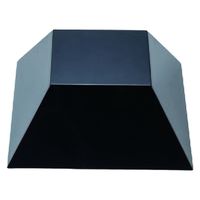 盛器 台形付台　黒（真塗） [1個入] wis-m-39-18　若泉漆器（直送品）