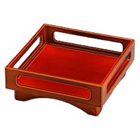 盛器 ５．５寸日野盛器　漆調春慶塗 [2個入] wis-m-39-30　若泉漆器（直送品）