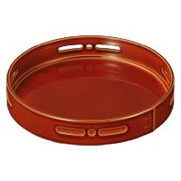 若泉漆器 盛器 丸透かし盛器